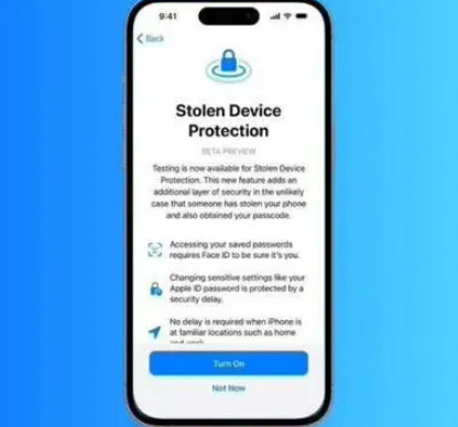 福海苹果授权维修店分享被盗设备保护功能开启方法 
