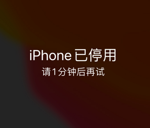 福海苹果手机维修分享:iPhone 显示“不可用”或“已停用”怎么办？还能保留数据吗？ 