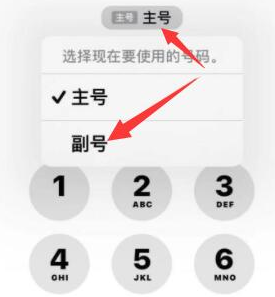 福海苹果14维修店分享iPhone 14 Pro Max使用副卡打电话的方法 